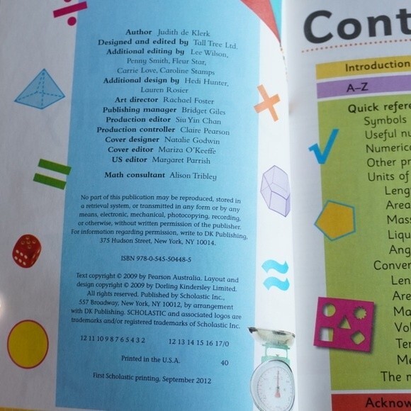 Scholastic Math Dictionary Homework Help for Families - Picture 4 of 9